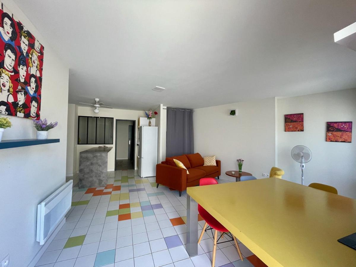 Appart Pop-Art Proche Autoroute, Plages Et Attractions, Wifi - Tv, Deco Stylee, Calme بيسان المظهر الخارجي الصورة